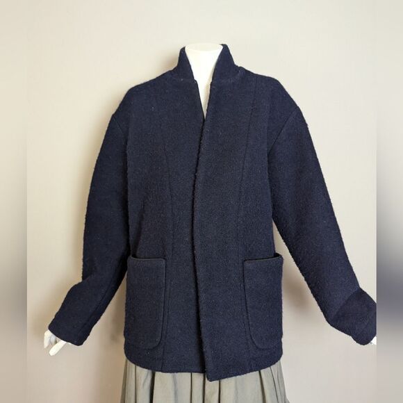 Tomorrowland Japan Wool Jacket Women’s S/M – Minimalist Quiet Luxury Rare Find - Picture 3 of 10